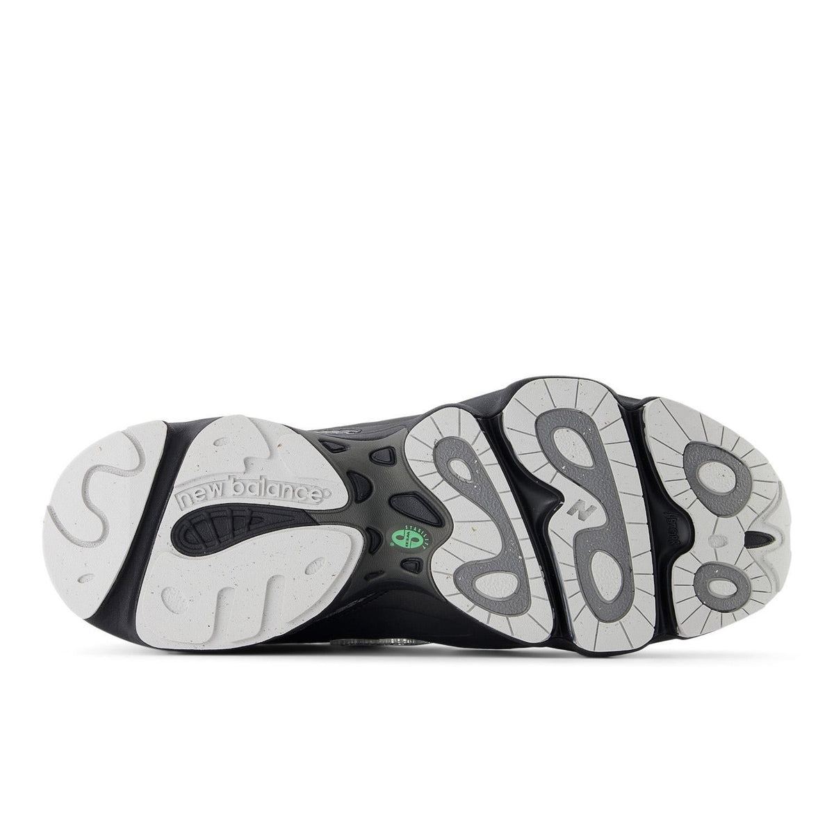 M1000T New Balance 1000 Dark Silver Metallic Lime Leaf (Men's)