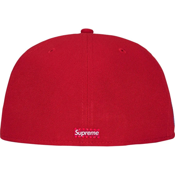 Supreme Swarovski S Logo New Era Red