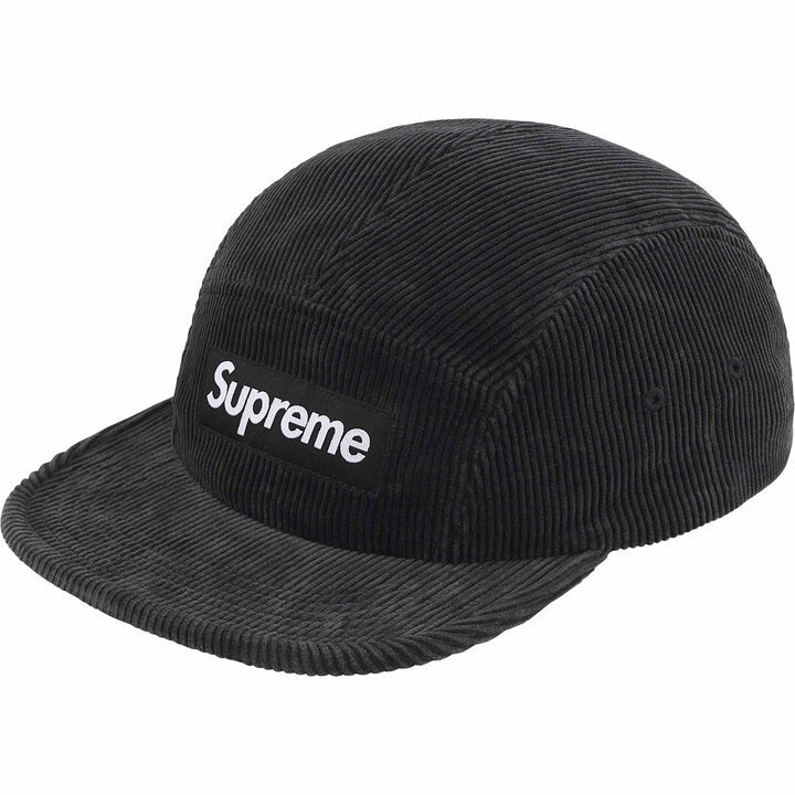 Supreme Corduroy Camp Cap Black