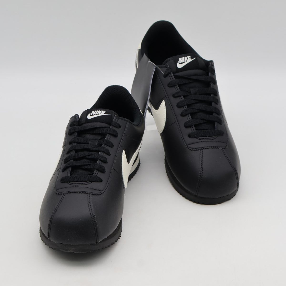 DN1791-006 Nike Cortez Leather Black Pale Ivory (Women's)