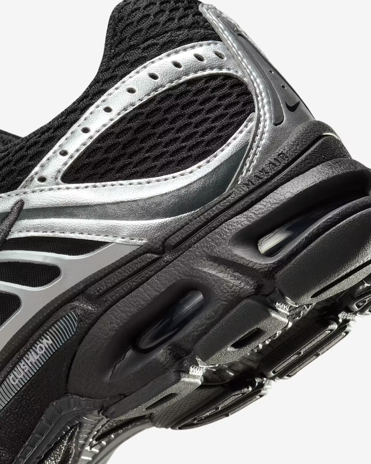 HQ2056-007 Nike Air Max Moto 2K Black Metallic Silver (Women's)