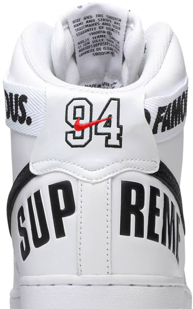 698696-100 Nike Air Force 1 High Supreme Special "White" (Men's)
