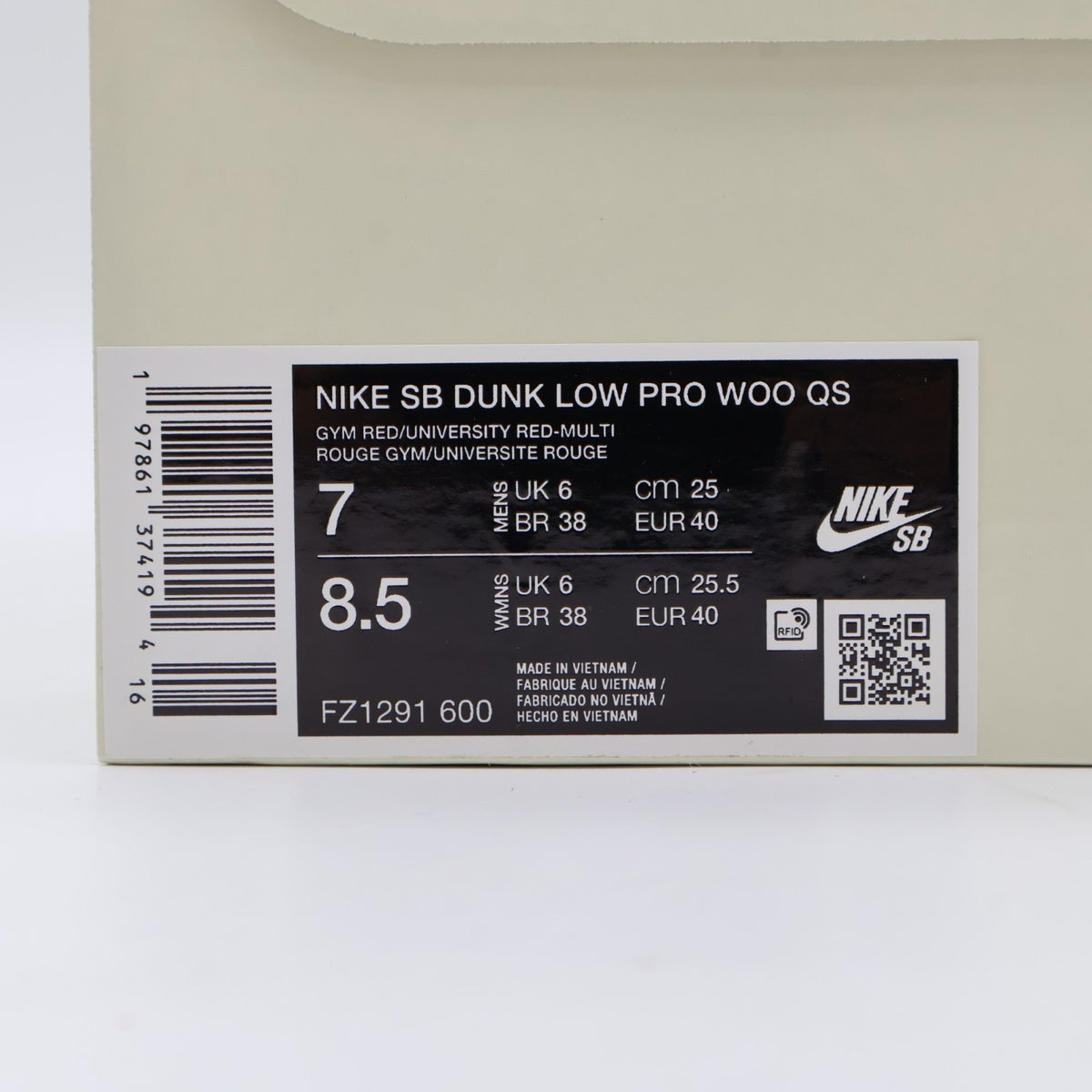 FZ1291-600 The Wizard of Oz Nike SB Dunk Low Poppy Field (Men's)