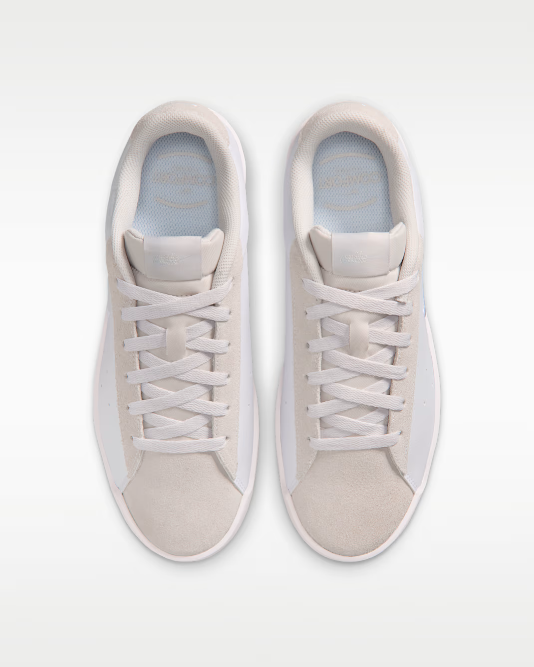 IM7529-100 Nike Court Heritage "White/Pure Platinum" (Women's)