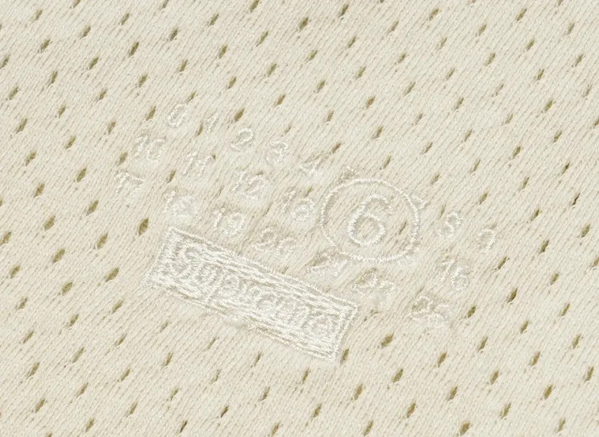 Supreme x MM6 Maison Margiela Cotton Football Jersey "White"