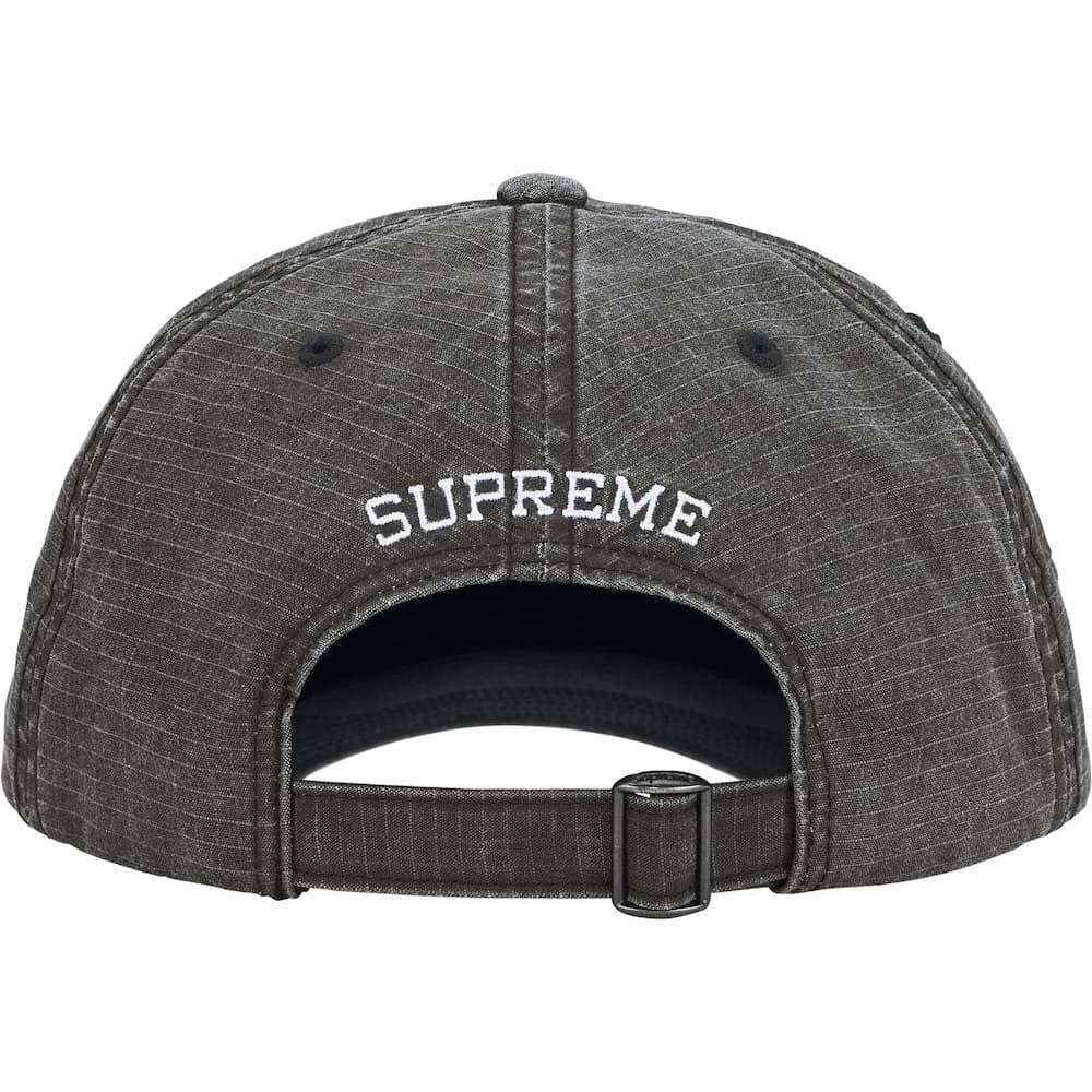 Supreme Arabic Logo Ripstop 6-Panel Black