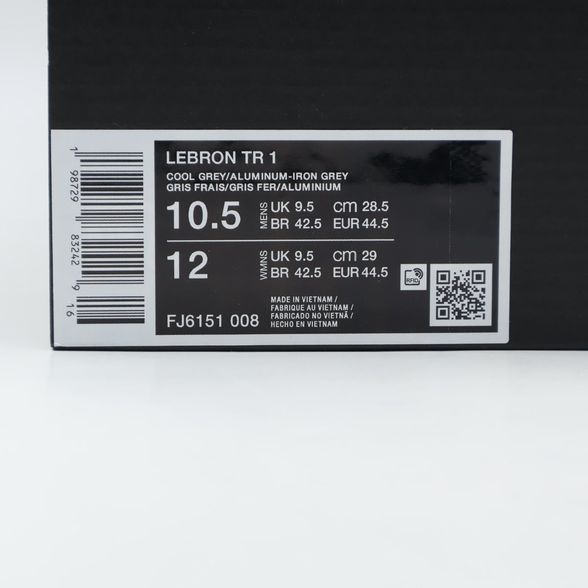 FJ6151-008 Nike LeBron TR1 Cool Grey Aluminum (Men's)