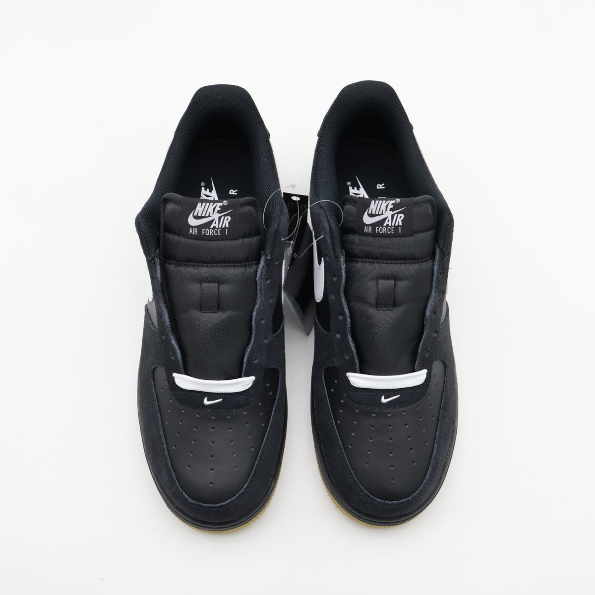 IB6388-001 Nike Air Force 1 '07 LV8 Black Gum Light Brown White (Men's)