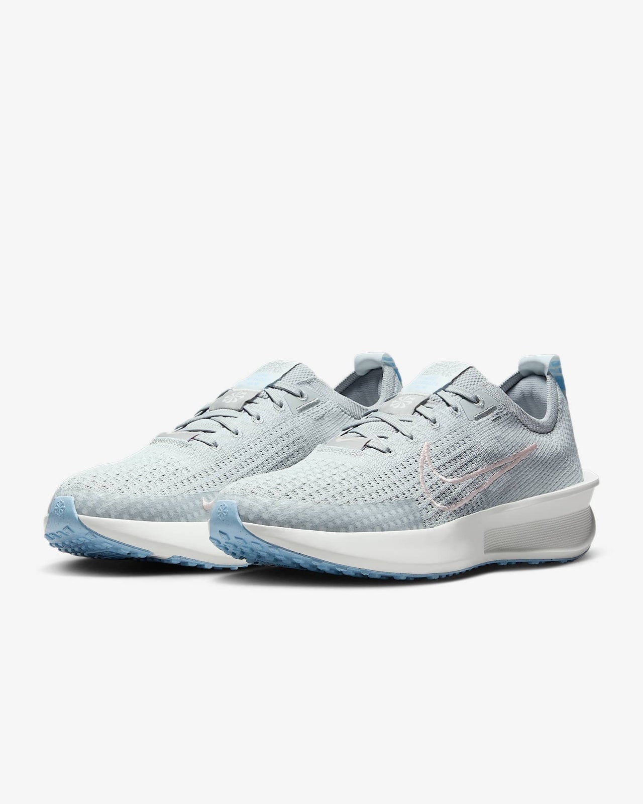 FD2292-012 Nike Interact Run Light Smoke Grey Psychic Blue Summit White (Women's