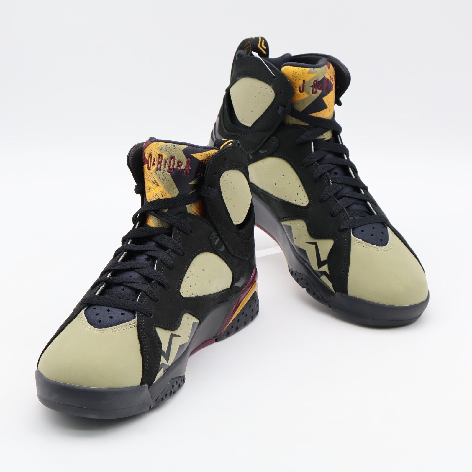 DN9782-001 Nike Air Jordan 7 Retro Black Olive Cherrywood Red Neutral (Men's)