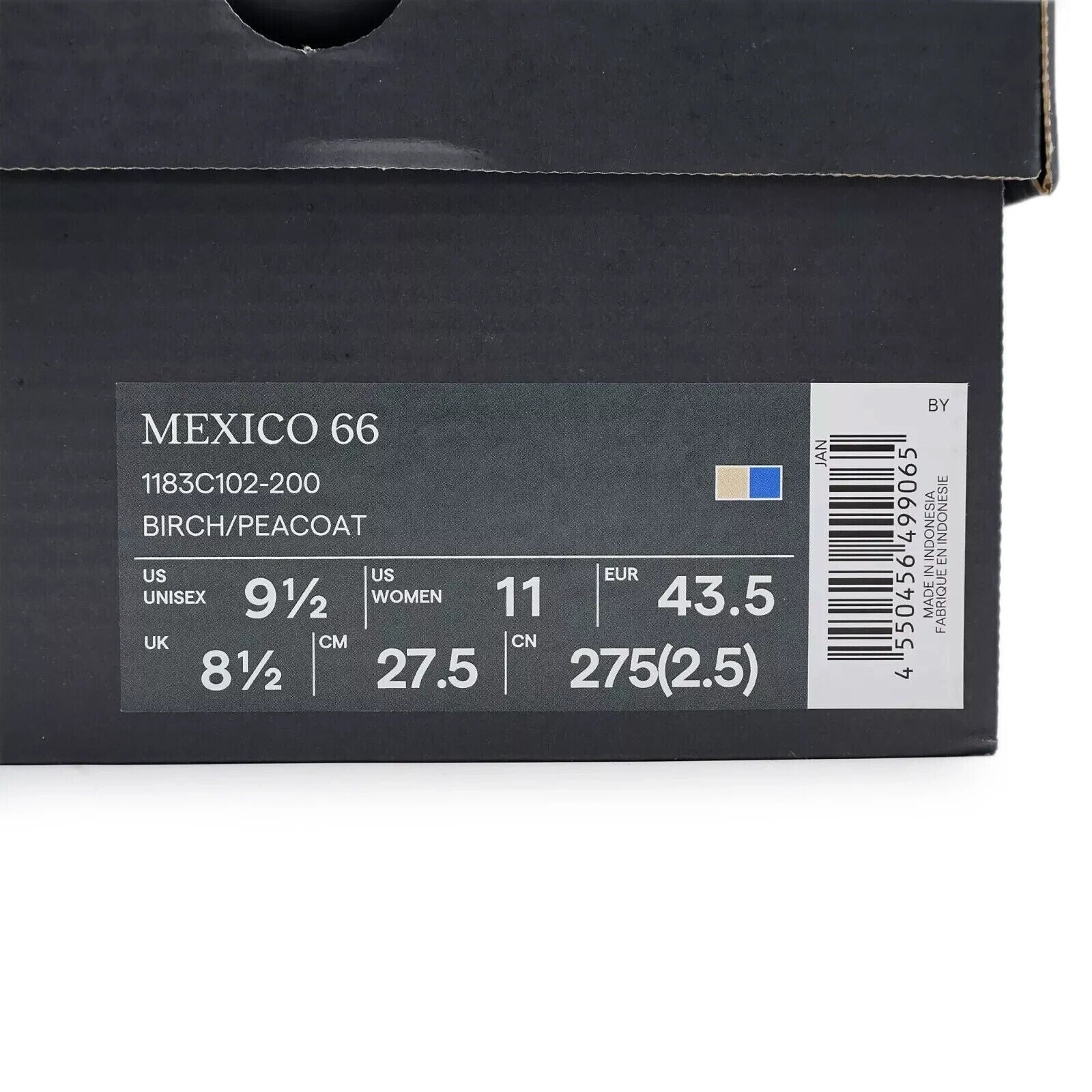 1183C102-200 Onitsuka Tiger Mexico 66 Birch Peacoat (Men's)