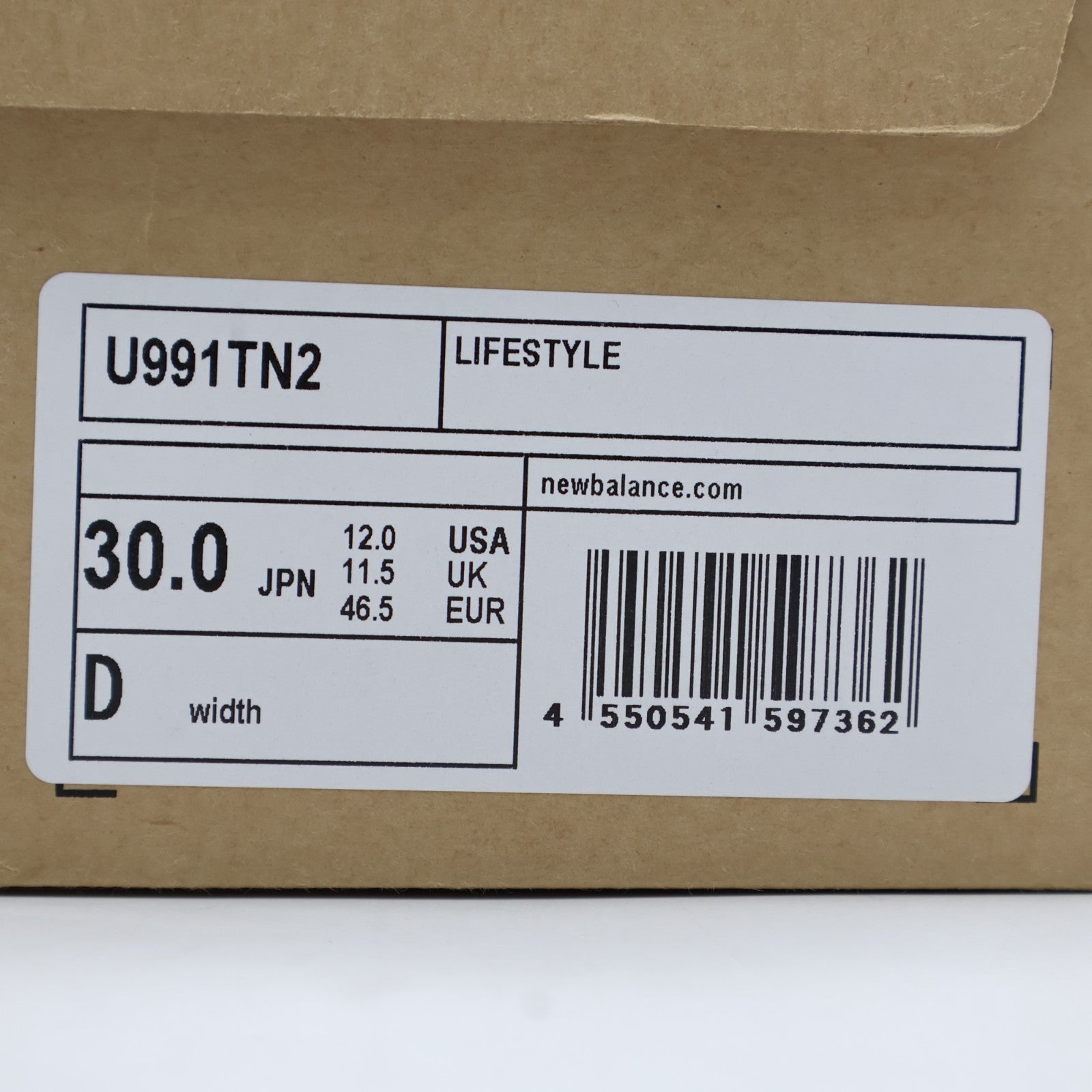 U991TN2 thisisneverthat Ã New Balance 991V2 Gray (Men's)