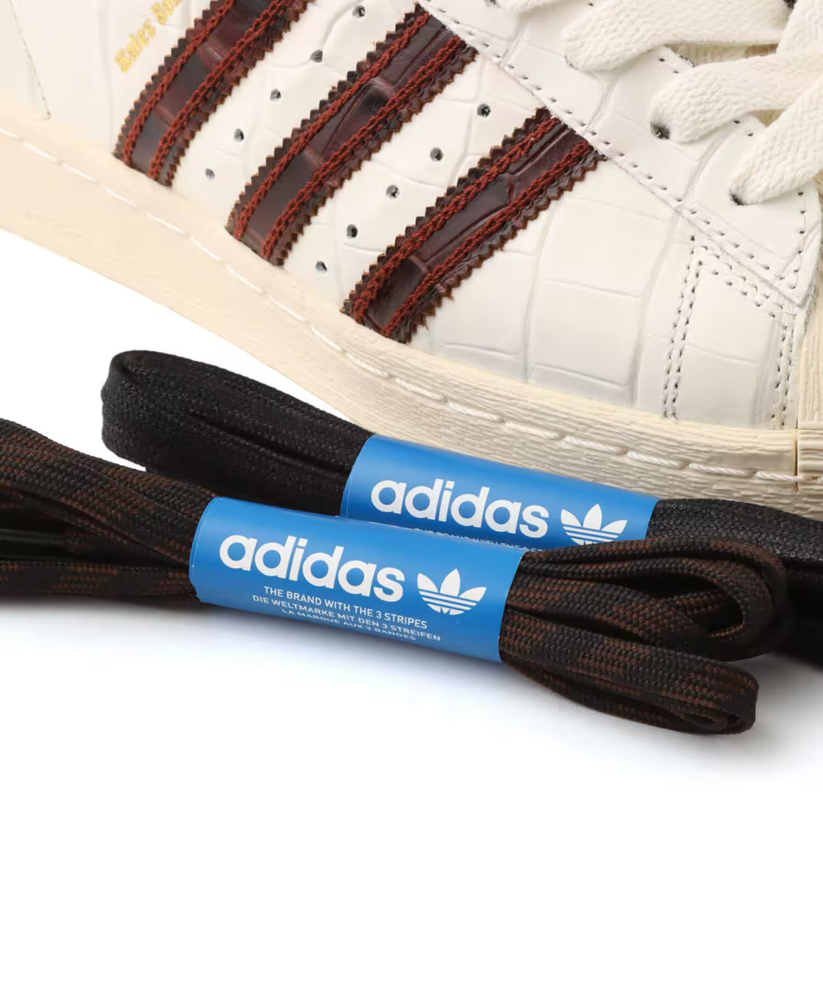 KH8797 Wales Bonner adidas Originals Superstar Wonder White Fox Brown (Men's)