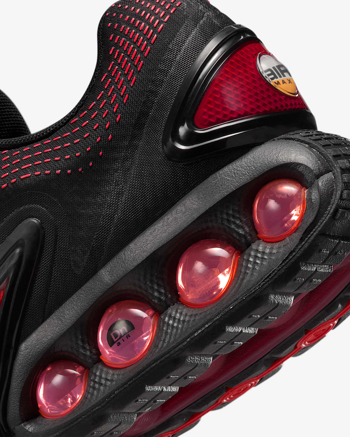 HV5235-002 Nike Air Max DN Essential Bred Black Black Bright Crimson (Men's)