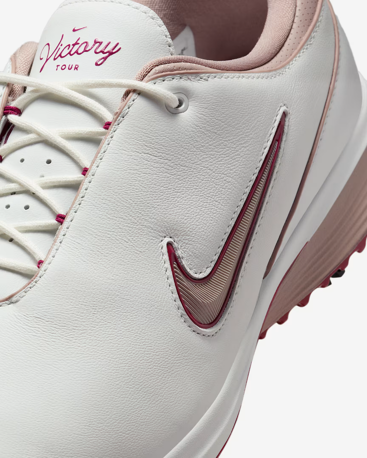 HM6542-102 Nike Victory Tour 4 Golf Shoes (Wide) Summit White Taupe Grey (Men's)
