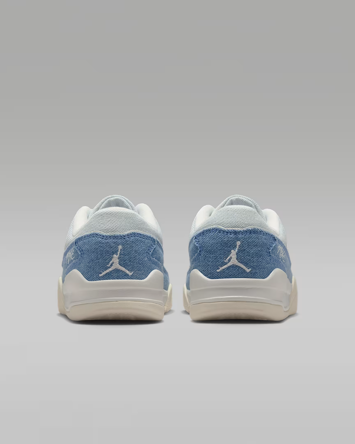 IB4414-100 Nike  Jordan Flight Court SE Sail Worn Blue Gum Light Brown (Women's)