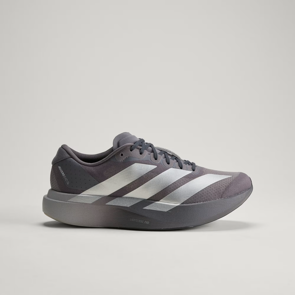 KI9874 Adizero Evo SL "Grey Strata/Silver Metallic" (Men's)
