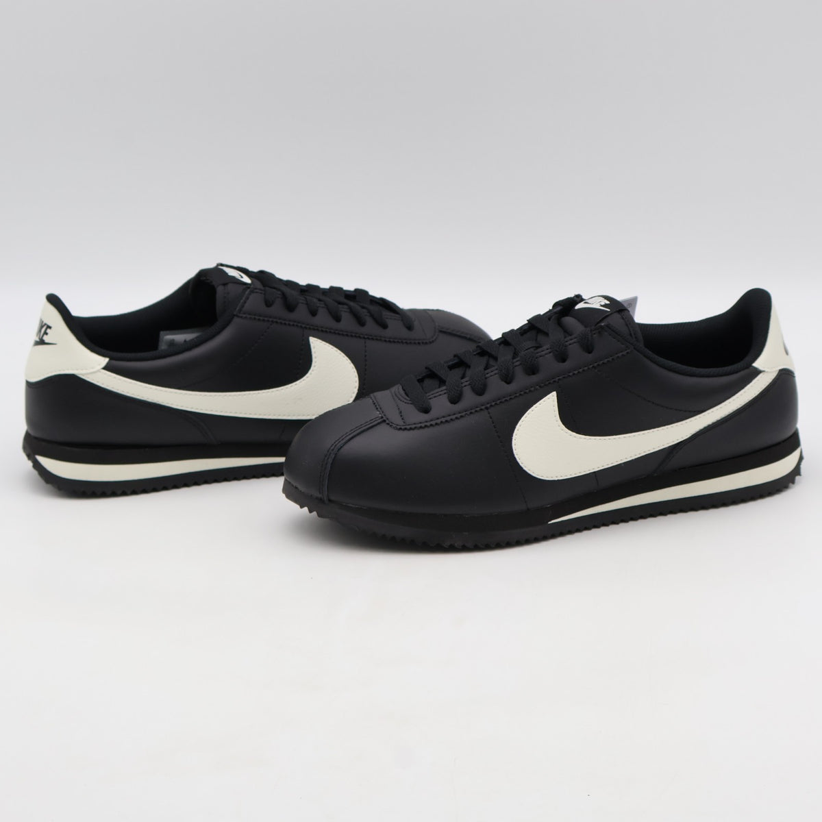 DN1791-006 Nike Cortez Leather Black Pale Ivory (Women's)