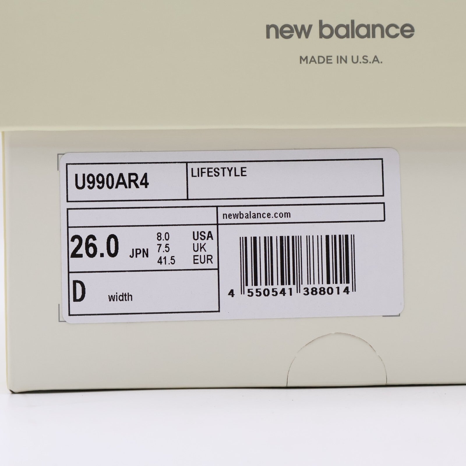 U990AR4 AURALEE New Balance 990V4 Taupe (Men's)