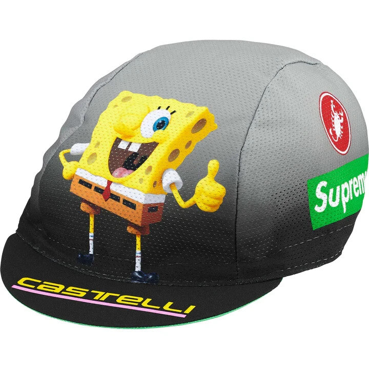 Supreme SpongeBob SquarePants Castelli Cycling Cap Black