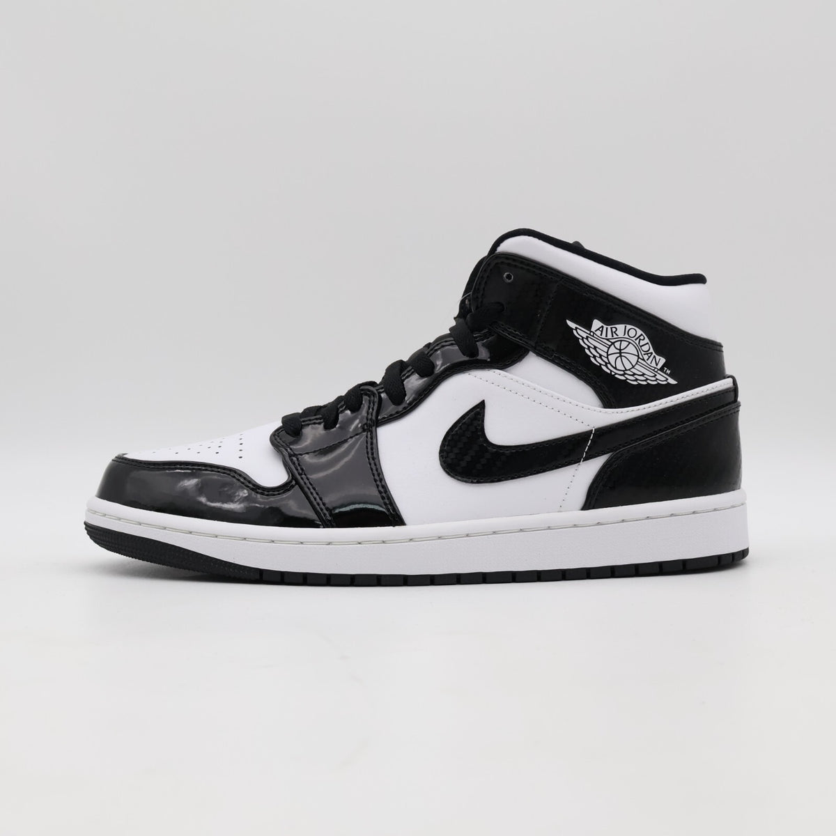 DD1649-001 Nike Air Jordan 1 Mid SE All-Star Carbon Fiber Black White Panda