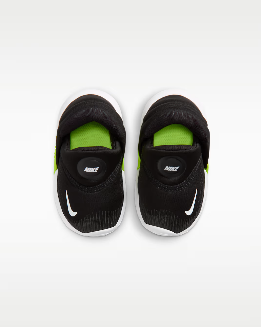 IB3362-001 Nike TD Swoosh Go "Black/Volt/Anthracite/White" (Toddler)