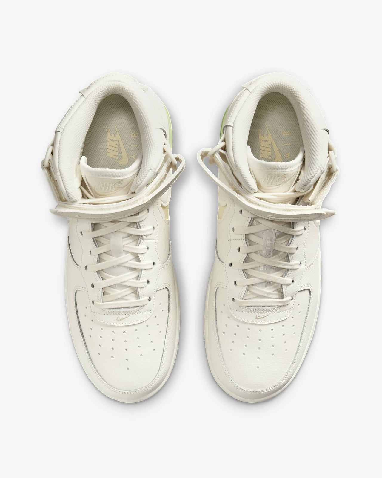 FB1374-100 Nike Air Force 1 Mid Evo Sail Lime Blast Coconut Milk (Men's)