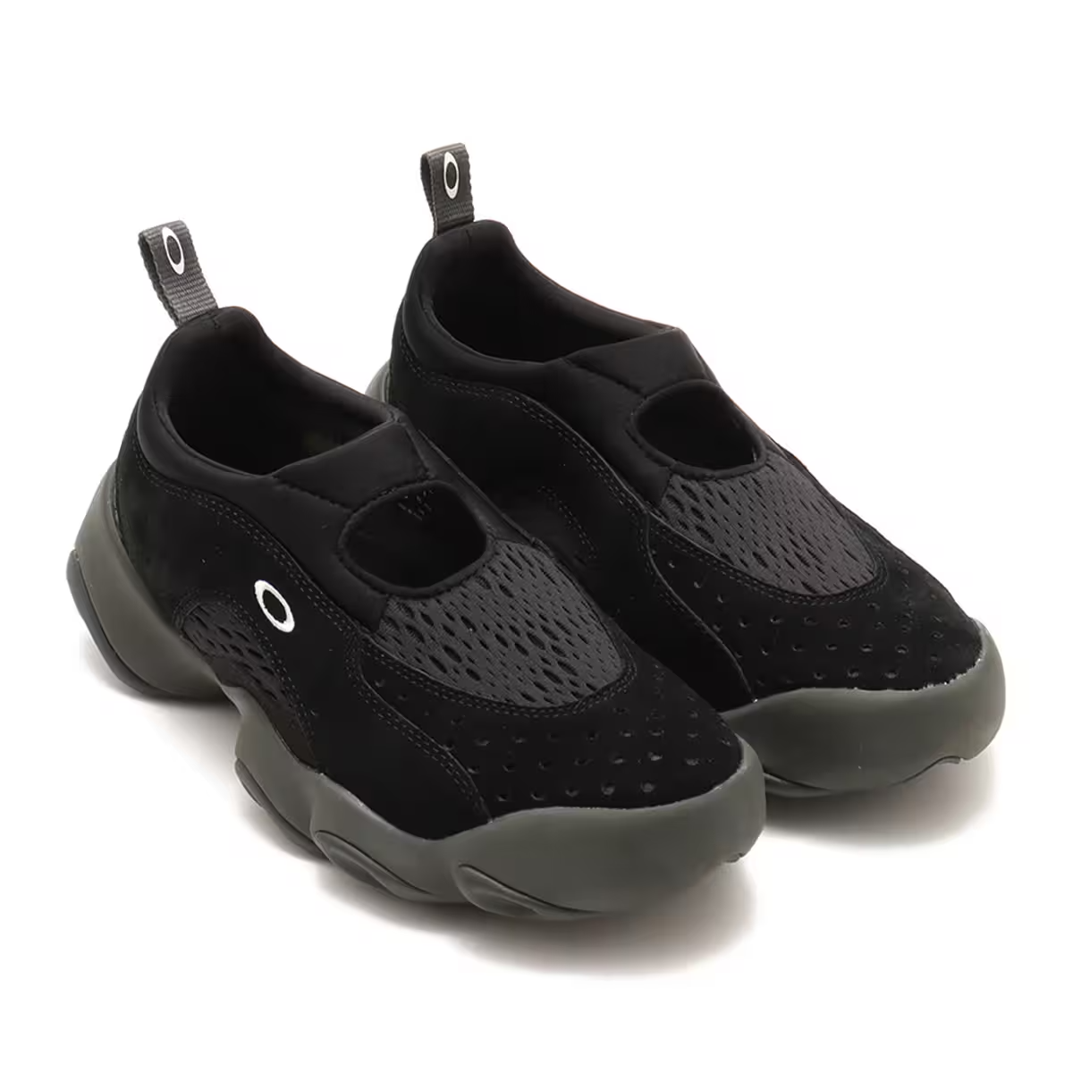 bdf24s4117-bk01 OAKLEY FACTORY TEAM SUEDE FLESH SANDAL BLACK (Men's)