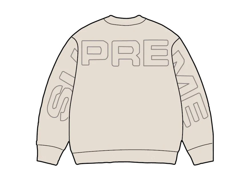 Supreme Pilled Sweater "Stone"