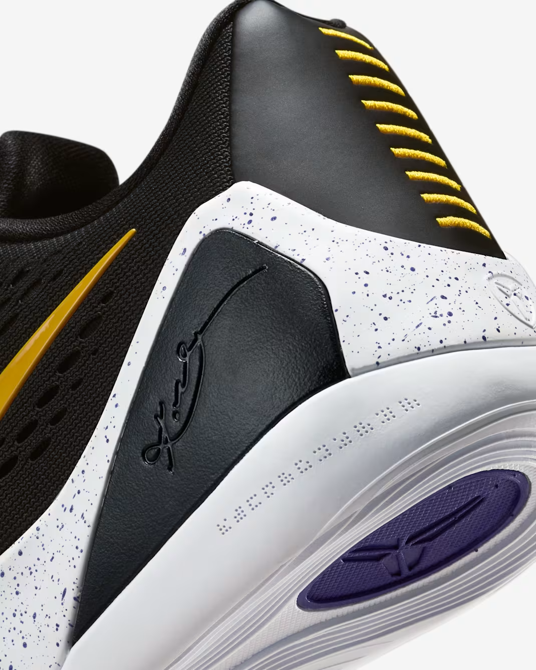 IH1401-002 Nike Kobe 9 Elite Low EM Protro Black White University Gold (Men's)