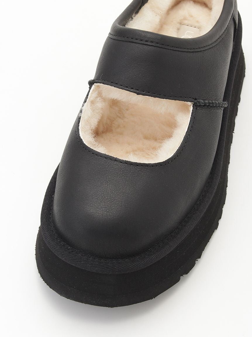 1172871-BLK UGG Bea Mary Jane Leather Black (Women's)
