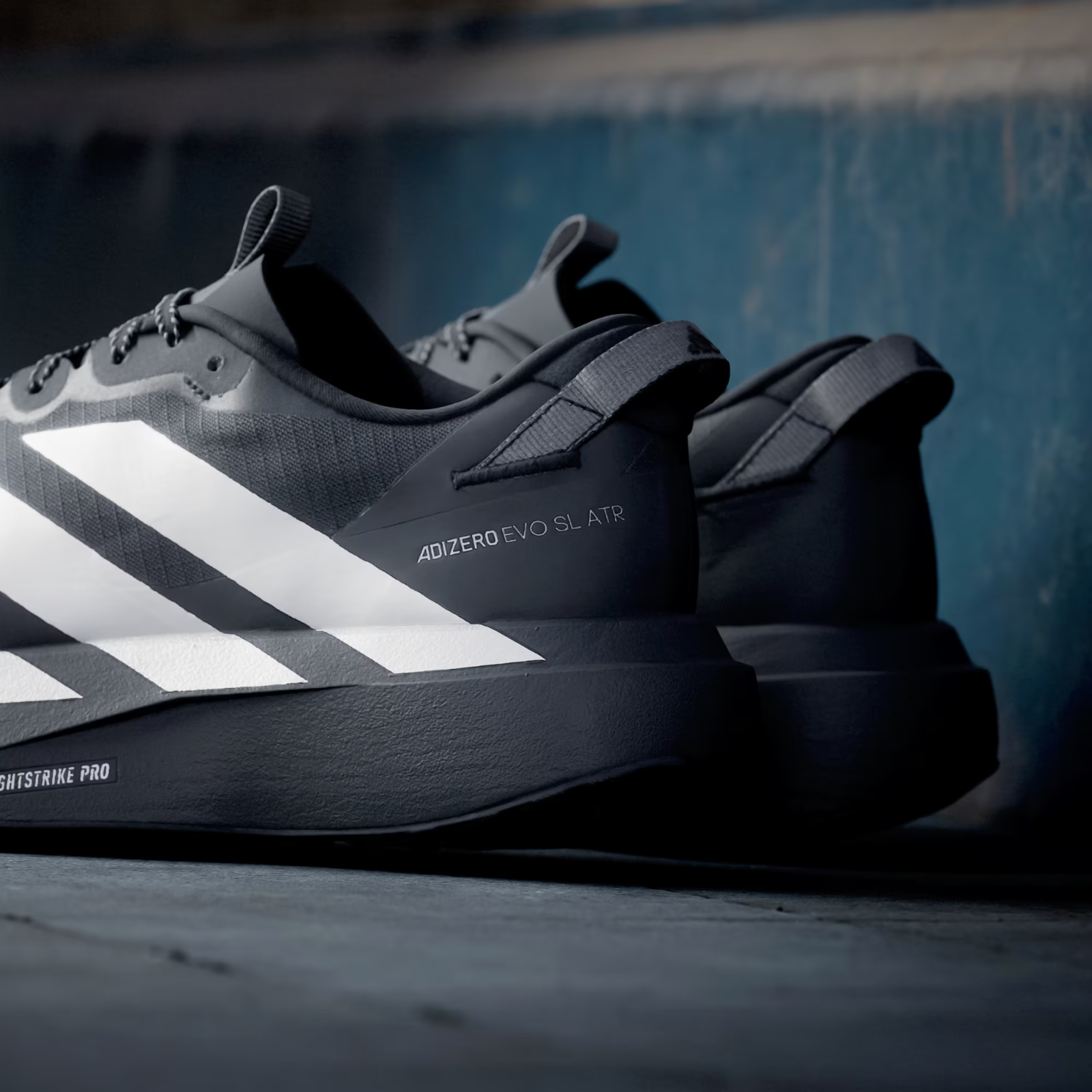 KK2683 adidas Adizero Evo SL ATR "Core Black/Silver Metallic" (Men's)