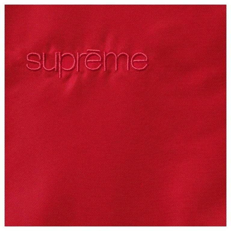Supreme Stand Collar Lined Nylon Jacket Red