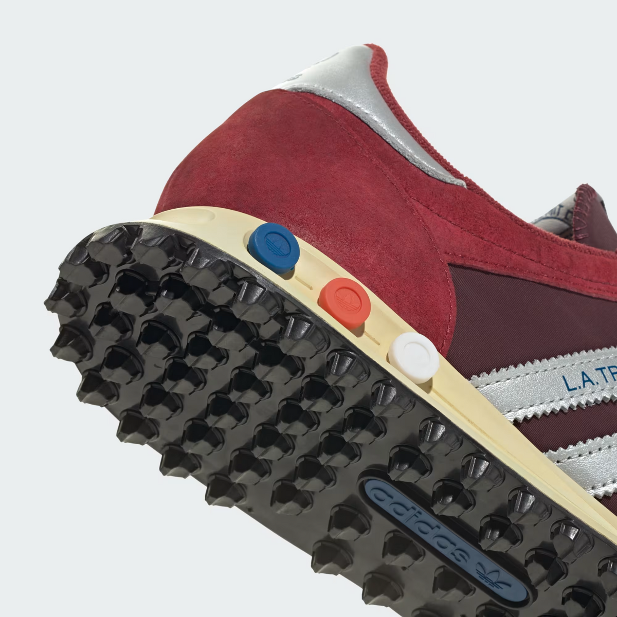 JQ5715 adidas Originals LA Trainer OG Noble Maroon Silver Metallic Maroon (Men's
