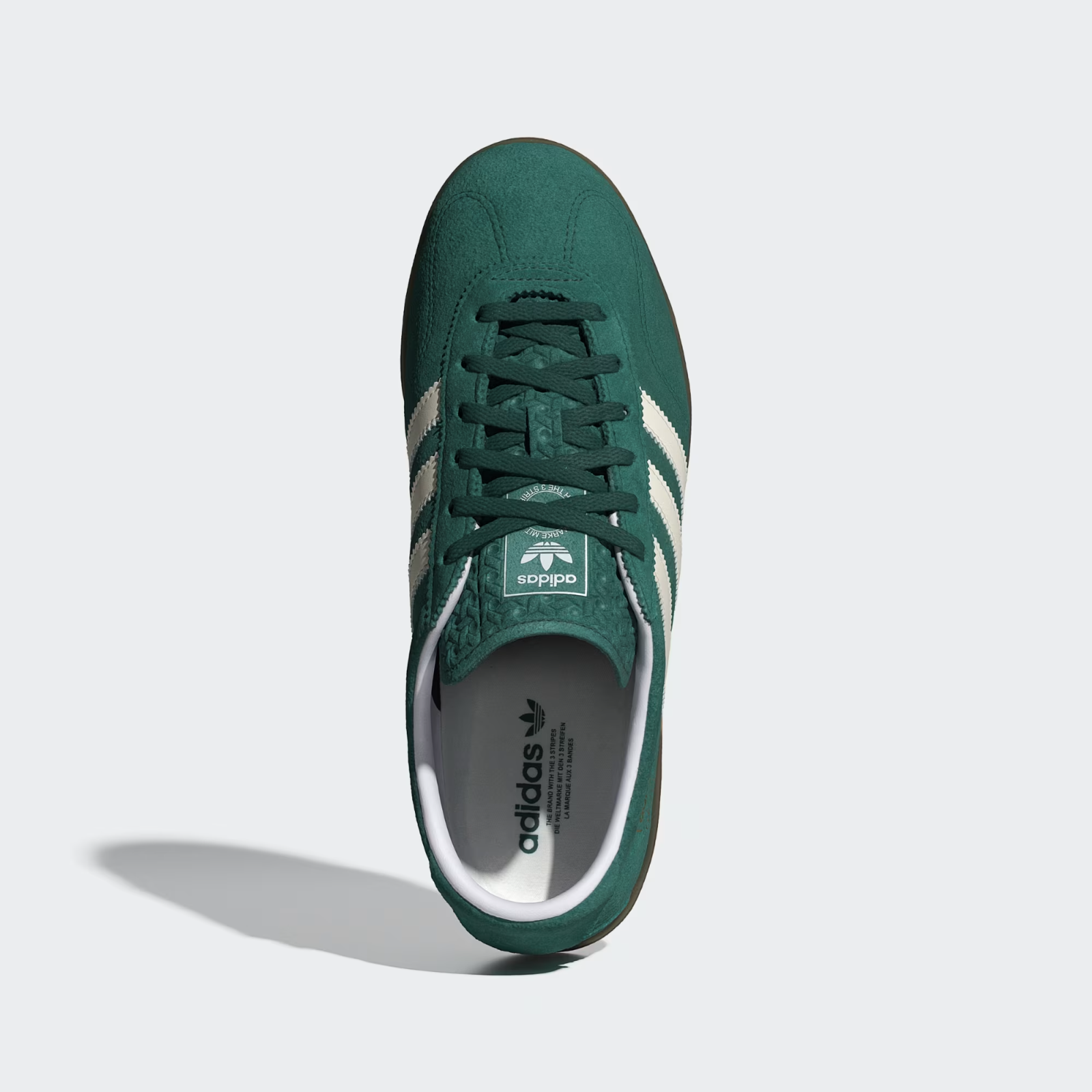 JS1310 adidas Originals Gazelle Low Pro Collegiate Green Cloud White Gum (Men's)