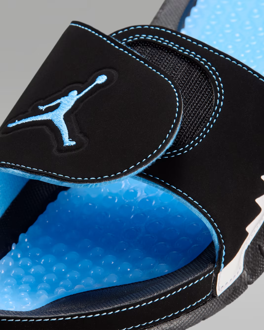 555501-004 Nike Jordan Hydro 5 Retro Slide Black White University Blue (Men's)