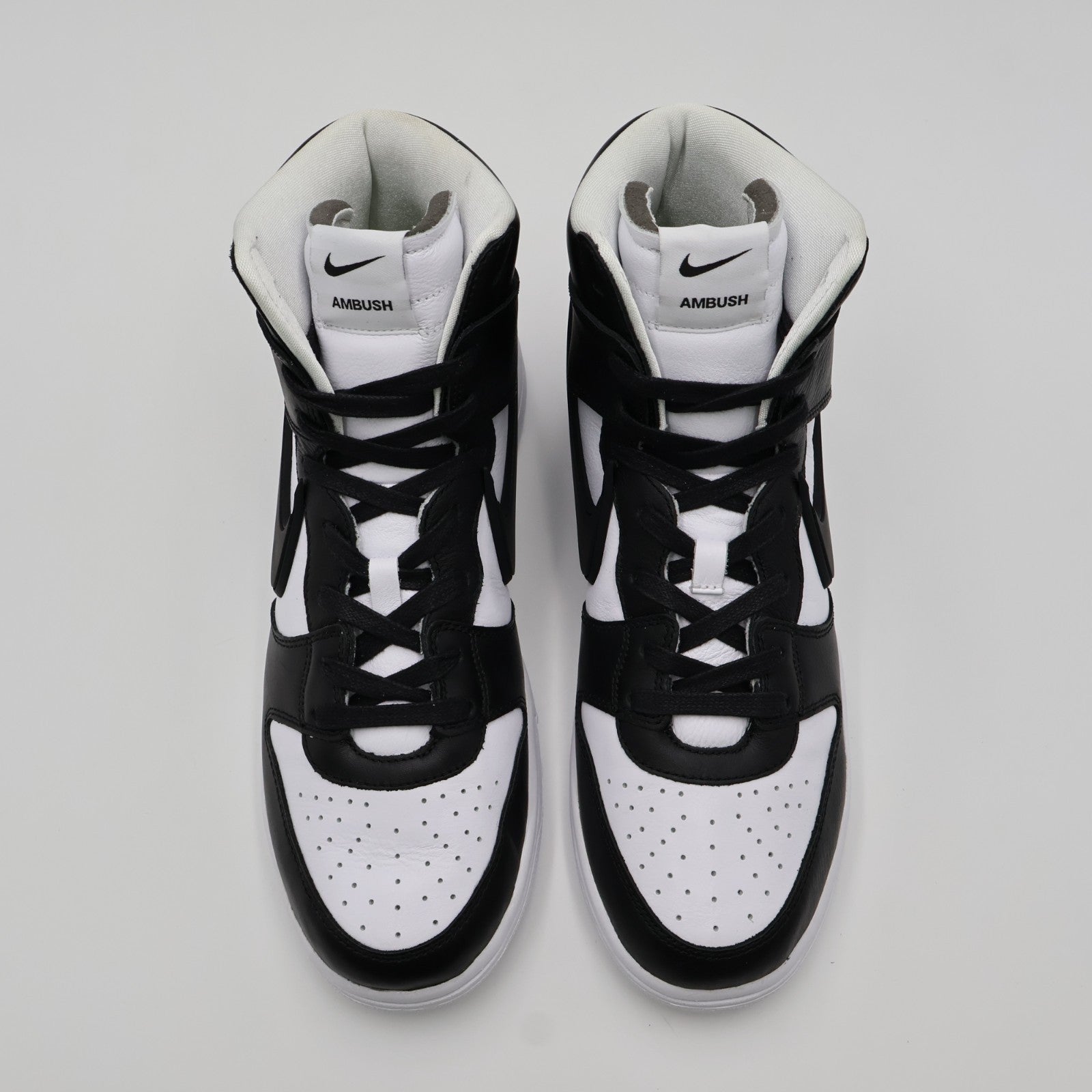 CU7544-001 Nike Dunk High AMBUSH Black White Spruce Aura Panda (Men's)