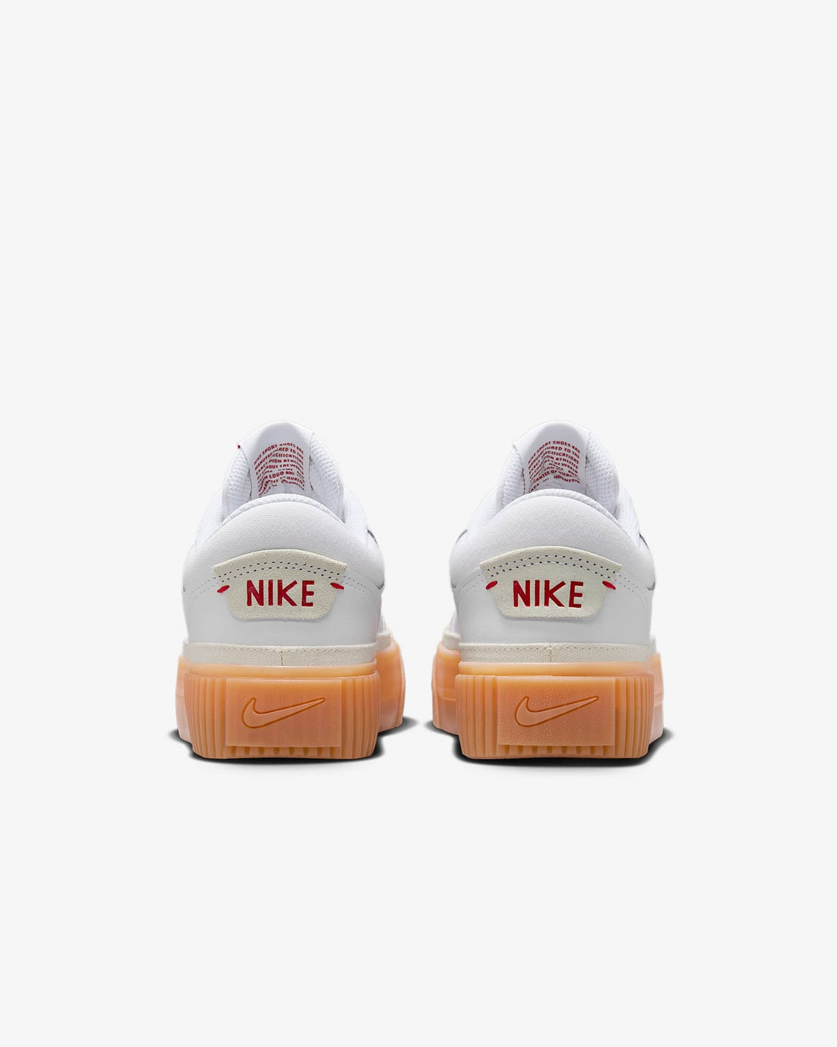 FV5526-103 Nike Court Legacy Lift White Gum Yellow Sail University Red (Women's)