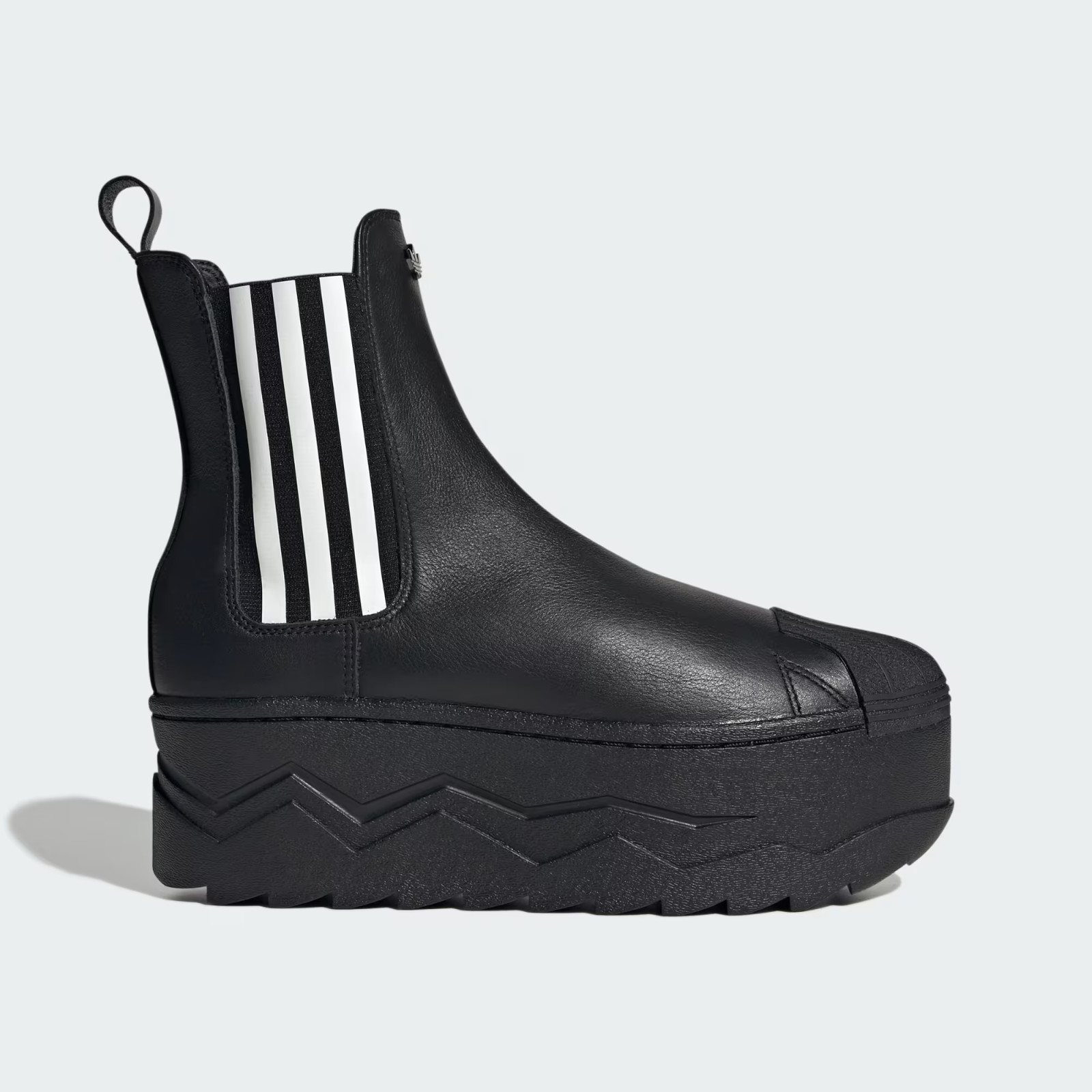 JQ6707 atmos pink adidas Originals Superstar PF Boots Black (Women's)