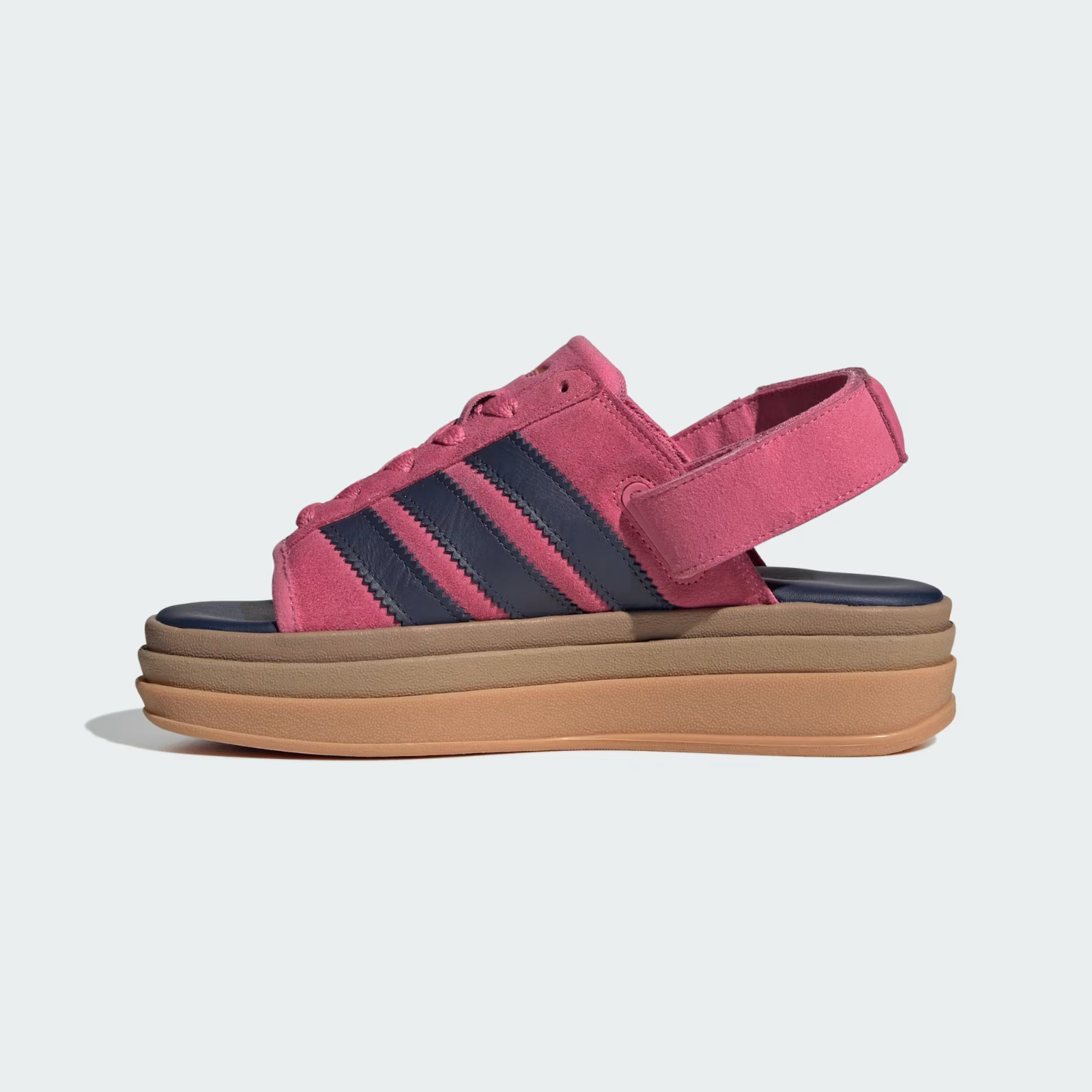 KK4221 adidas Gazelle Bold Sandal Pink Fusion Shadow Navy (Women's)