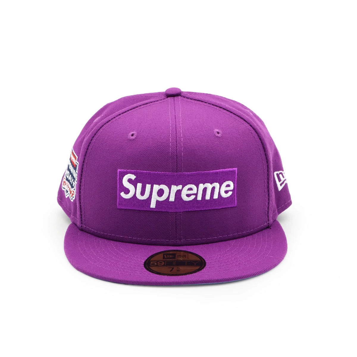 Supreme No Comp Box Logo New Era Lavender