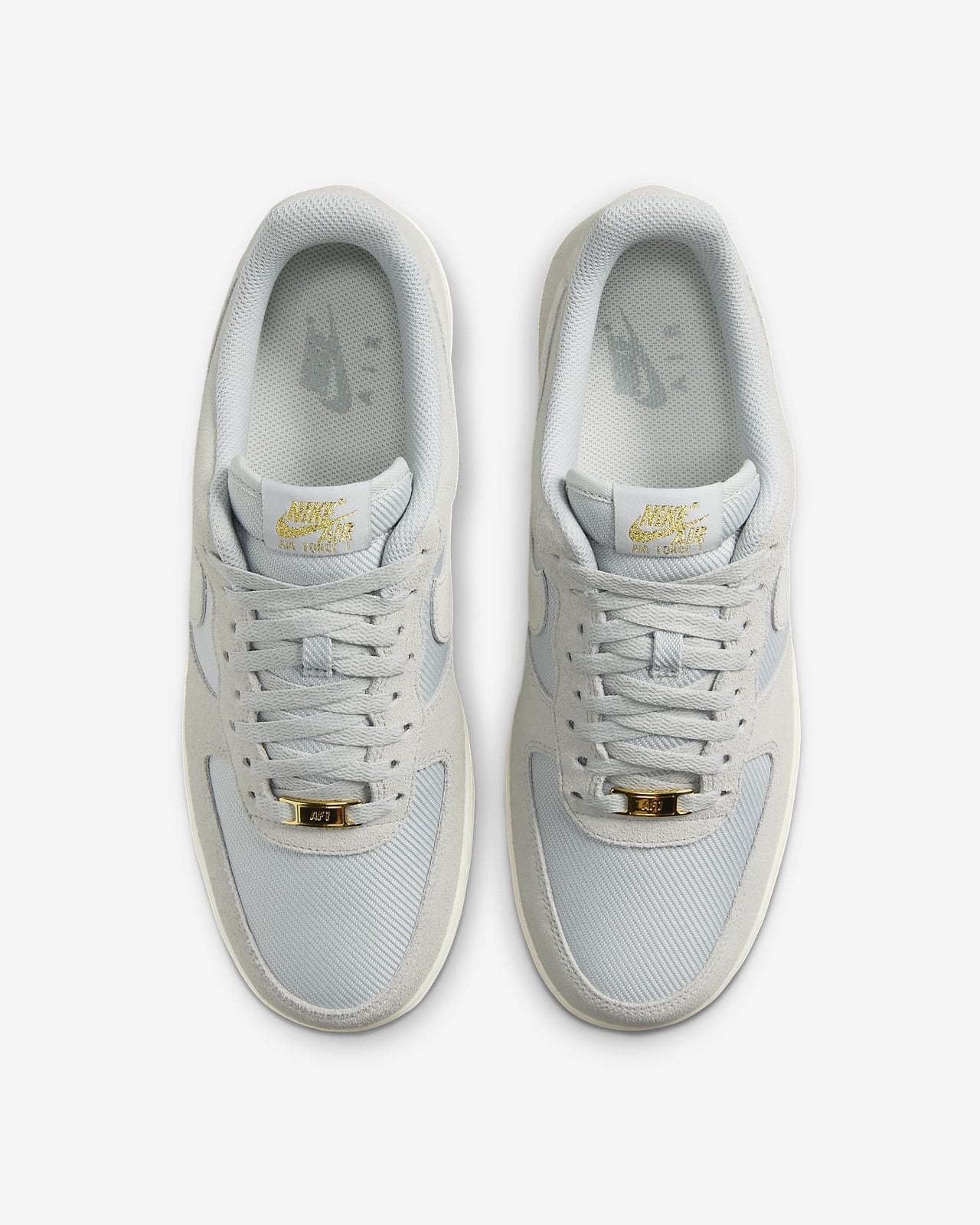 FZ5222-001 Nike Air Force 1 '07 LV8 Light Smoke Grey Metallic Gold Pale (Men's)