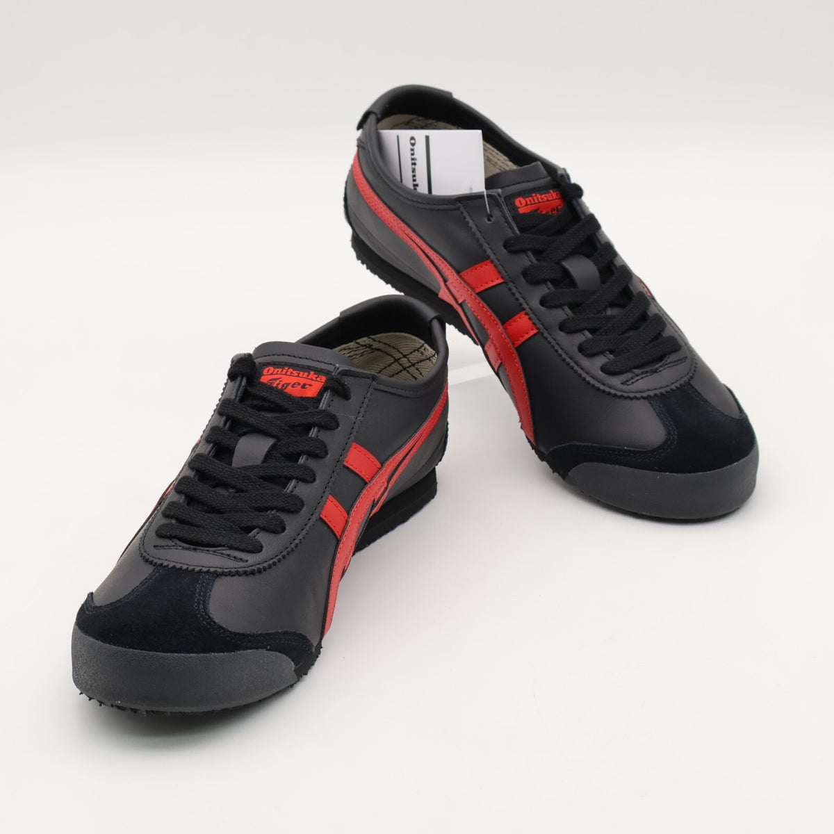 1183C102-004 Onitsuka Tiger Mexico 66 Black Classic Red (Men's)