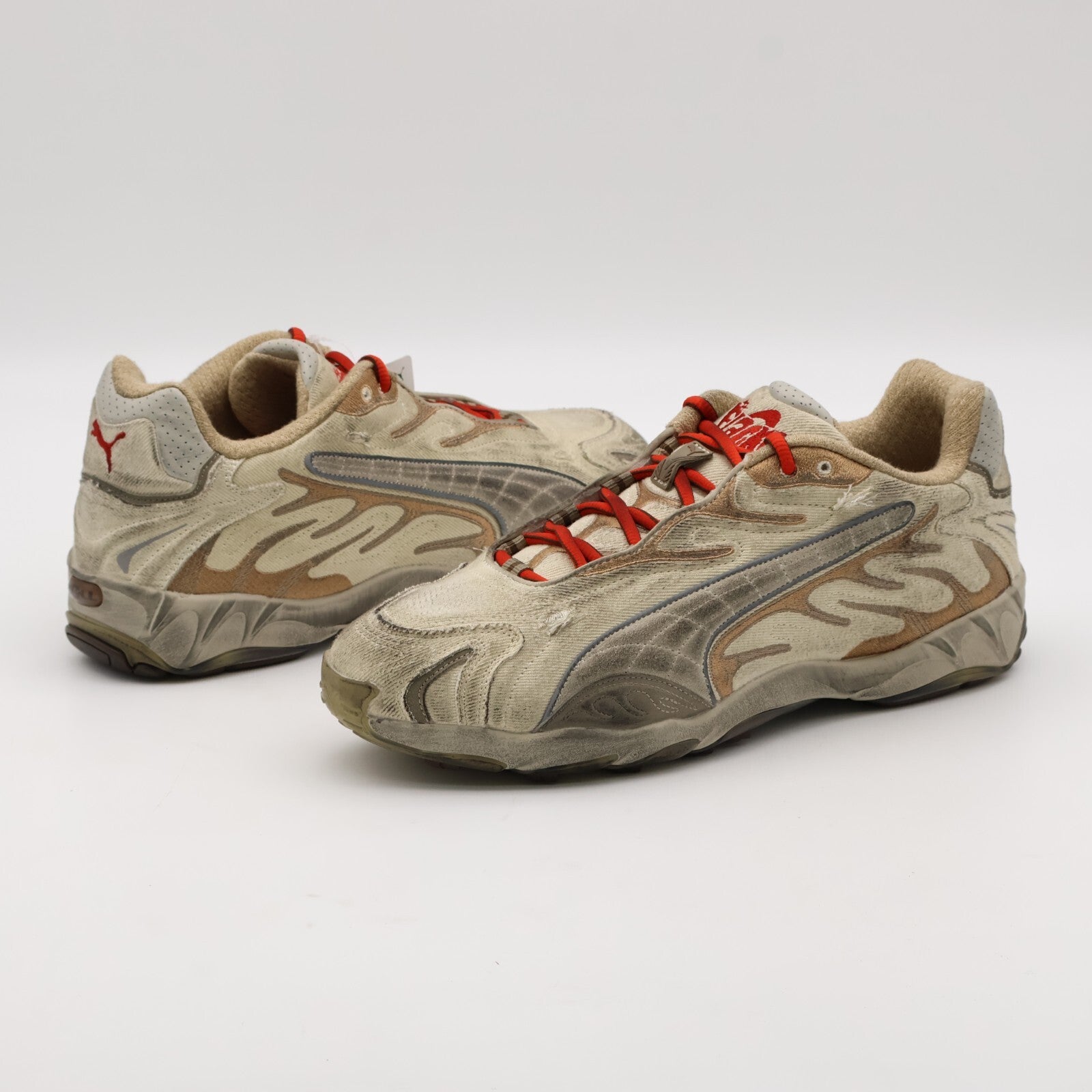 401624-01 A$AP Rocky Puma Inhale Distressed Tan Bronze Red (Men's)