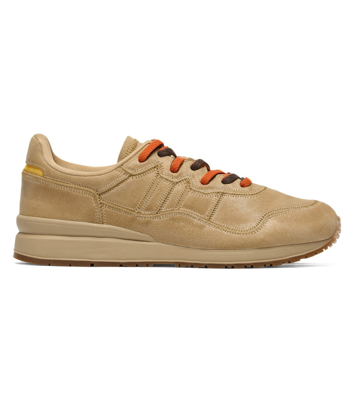 1183C447-250 Onitsuka Tiger Tiger Ally Stitch Camel Beige/Vibrant Yellow (Men's)