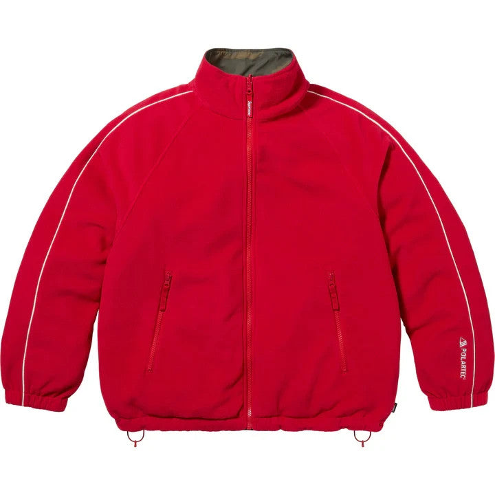 Supreme Polartec Reversible Track Jacket Woodland Camo
