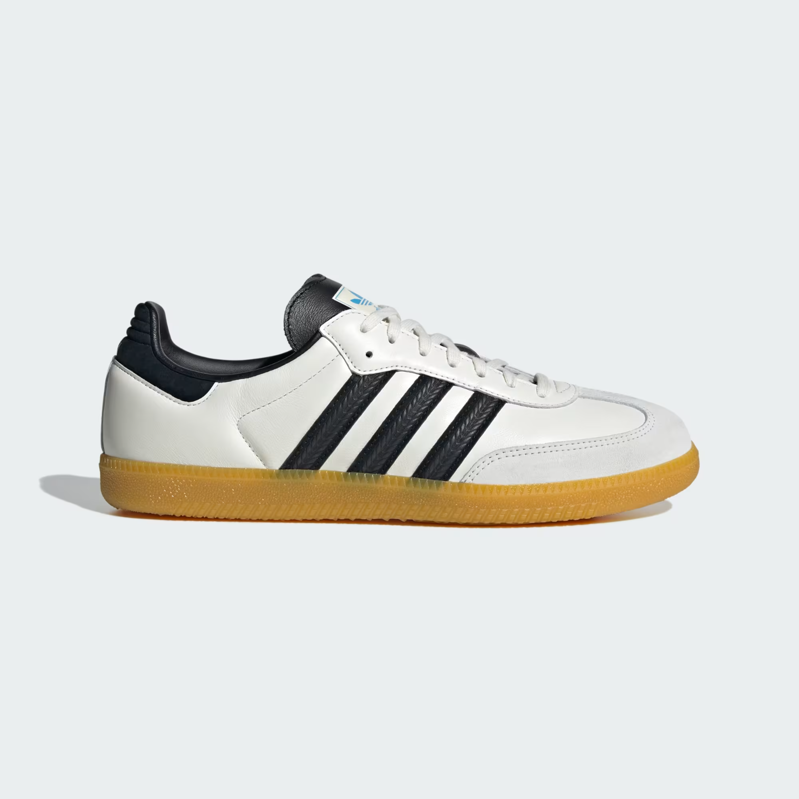 KJ1455 adidas Originals Samba OG Off White Core Black Preloved Yellow (Men's)