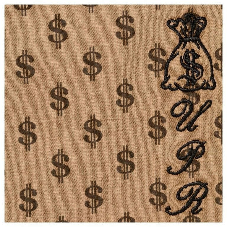 Supreme God Over Money Zip Up Hooded Sweatshirt Money