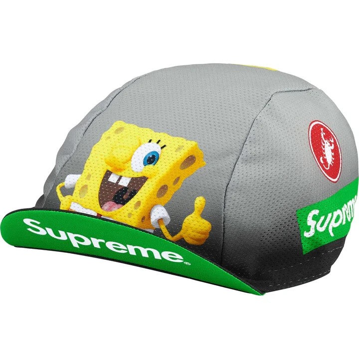 Supreme SpongeBob SquarePants Castelli Cycling Cap Black