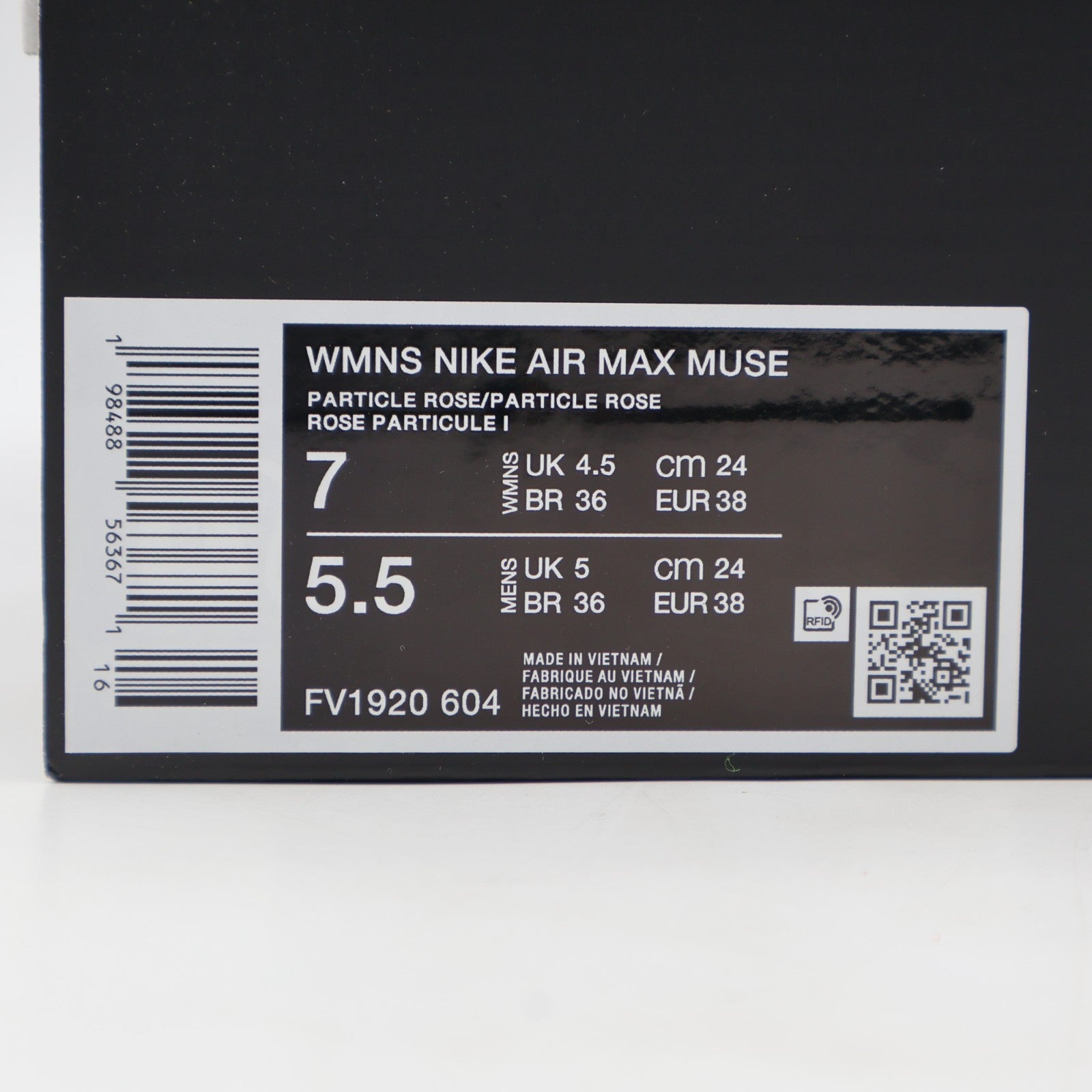 FV1920-604 Nike Air Max Muse Particle Rose (Women's)